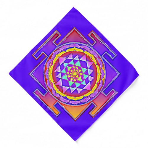 Sri Yantra _ Hinduism Symbol Design 1 Bandana