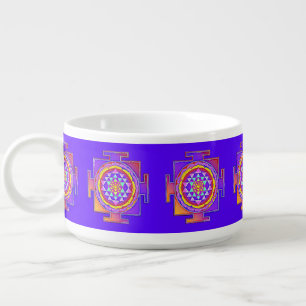 Sri Yantra - Hinduism Symbol Design 1 Bowl