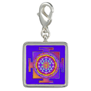Sri Yantra - Hinduism Symbol Design 1 Charm
