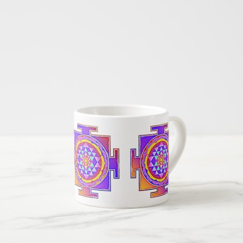 Sri Yantra _ Hinduism Symbol Design 1 Espresso Cup