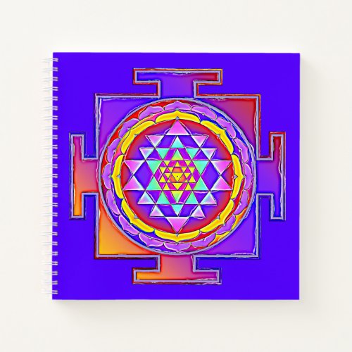 Sri Yantra _ Hinduism Symbol Design 1 Notebook