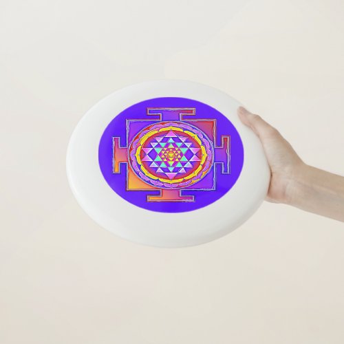 Sri Yantra _ Hinduism Symbol Design 1 Wham_O Frisbee