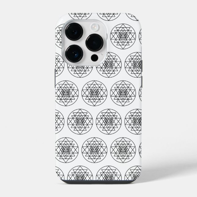 Sri Yantra Iphone Case (Back)