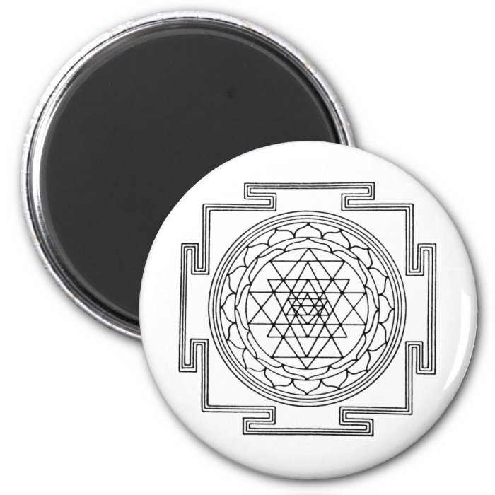 Sri Yantra Mandala Magnet