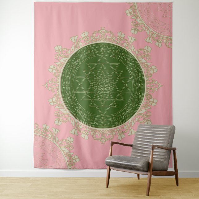 Sri Yantra Mandala - Tapestry (In Situ)