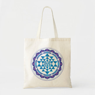 Sri Yantra Mystical Sacred Geometry Symbol Tote Bag