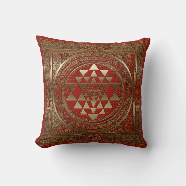 Sri Yantra - Pillow (Front)