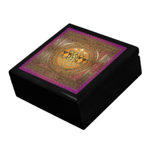 Sri Yantra Purple Sun - Gift Box