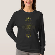 Sri Yantra Sacred Geometry Mandala T-Shirt
