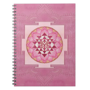 Sri Yantra / Sri Chakra in lotus Notebook
