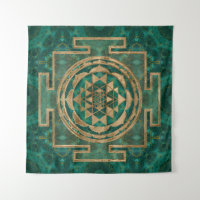 Sri discount yantra tapestry