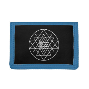 Sri Yantra Trifold Wallet