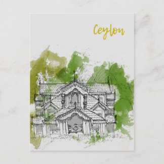 Srilanka Travel Postcard