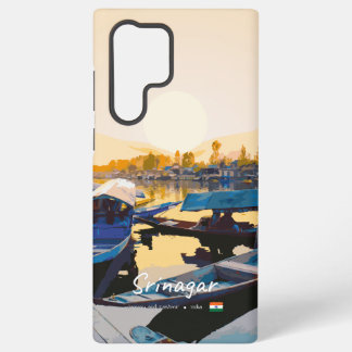 Srinagar, India - Dal Lake Shikara Boats Samsung Galaxy S22 Ultra Case