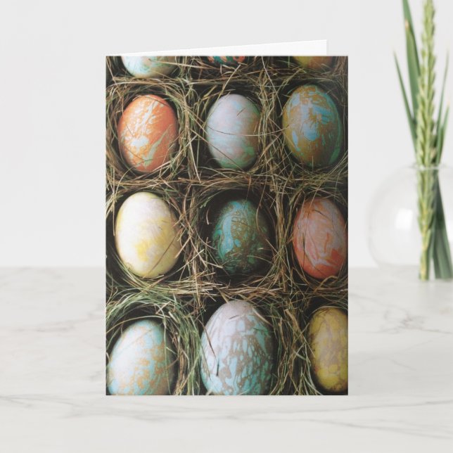 SRINGTIME, FLOWERS, SUNSHINE AND "EASTER" HOLIDAY CARD (Front)