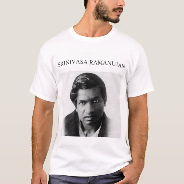 Srinivasa Ramanujan most amazing mathematician T-Shirt (Front)