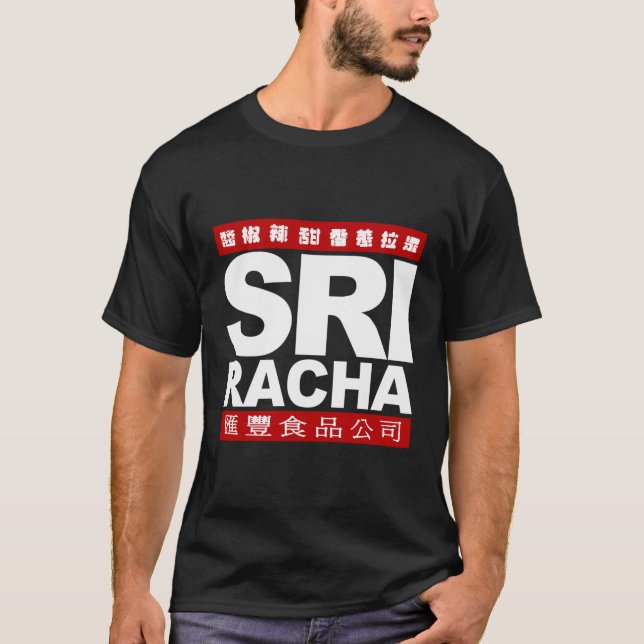 Sriracha Sri Racha Red Bars T-Shirt (Front)