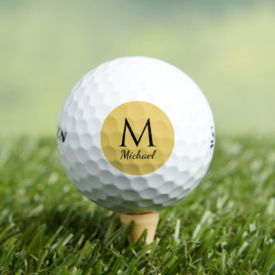 Srixon Soft Feel 13 Initial Monogram Script Name Golf Balls