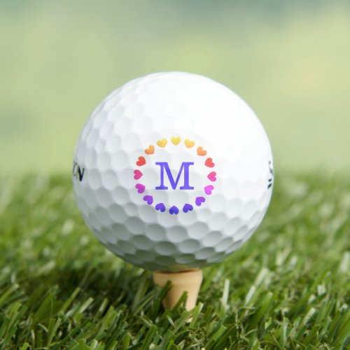 Srixon Soft Feel womens golf balls with hearts