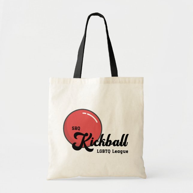 SRQ Kickball Tote Bag (Front)
