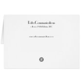 SS Bremen at Sea Cards (Back Horizontal)