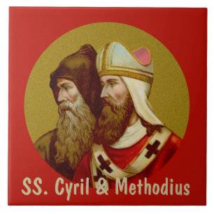 SS. Cyril & Methodius (M 001) Ceramic Tile