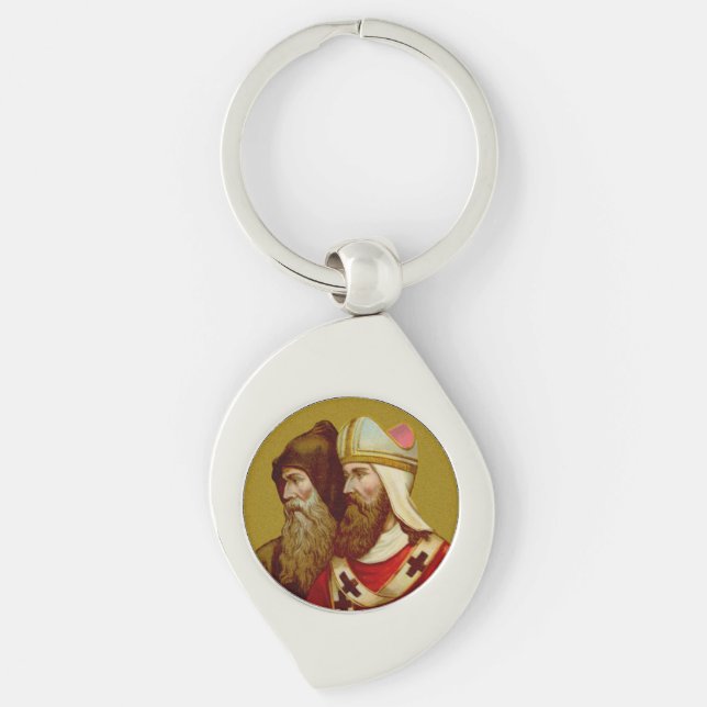 SS. Cyril & Methodius (M 001) Keychain (Front)