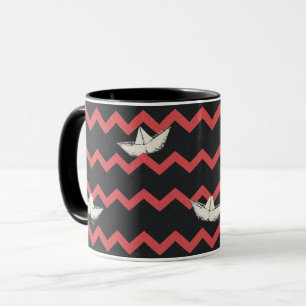 SS Georgie Boat Chevron Pattern Mug