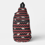SS Georgie Boat Chevron Pattern Sling Bag