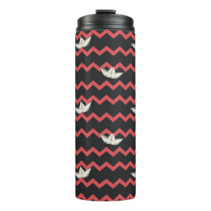SS Georgie Boat Chevron Pattern Thermal Tumbler