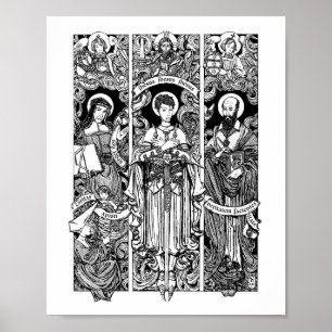 SS. Joan, Louise and Francis 8" x 10" Print
