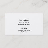 SS Muscle Business Card (Back)