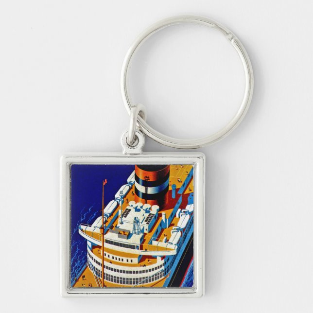 SS Nieuw Amsterdam Keychain (Front)