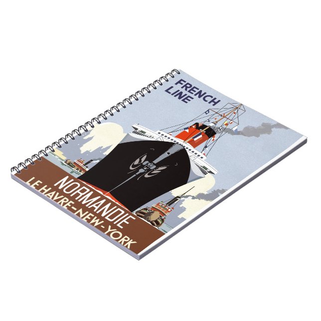 SS Normandie Notebook (Left Side)