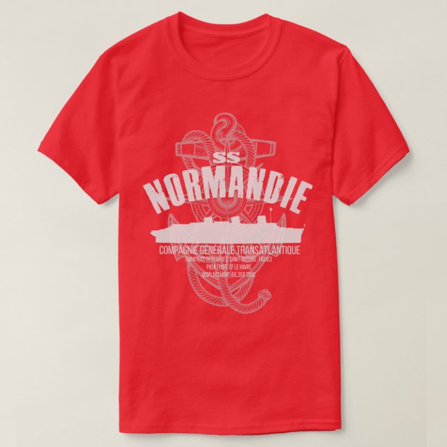 SS Normandie T-Shirt (Design Front)