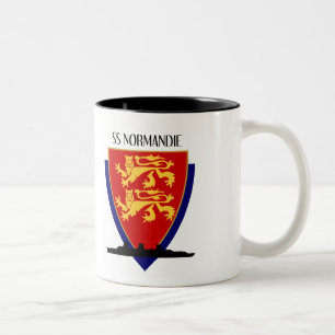 SS Normandie Two-Tone Coffee Mug