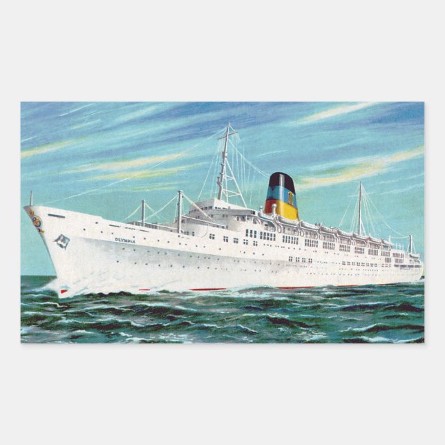 ss Olympia Rectangular Sticker (Front)
