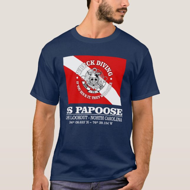 SS Papoose (best wrecks) T-Shirt (Front)