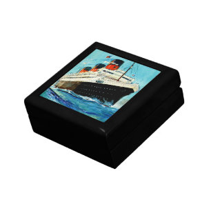 ss Paris ~ French Line Keepsake Box