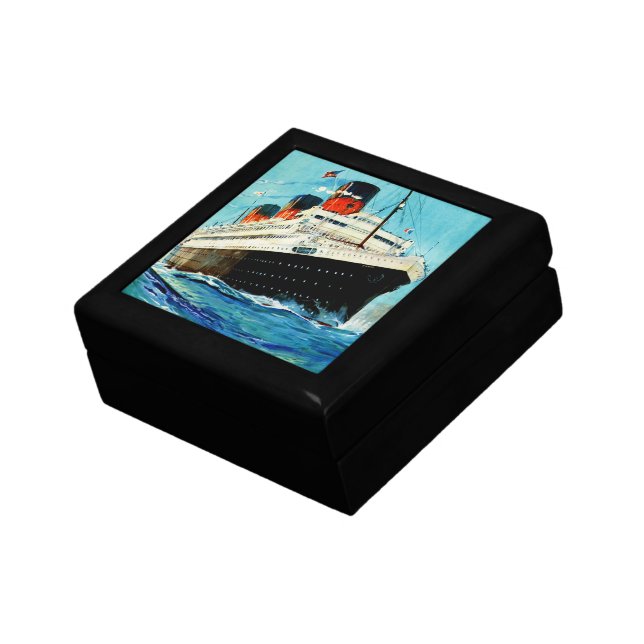 ss Paris ~ French Line Keepsake Box (Side)