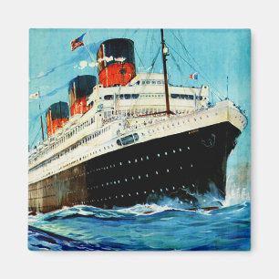 ss Paris ~ French Line Magnet