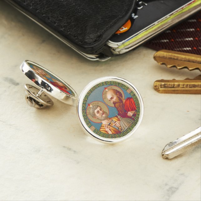 SS. Peter and Paul, Apostles (JMAS 01) Lapel Pin (In Situ)