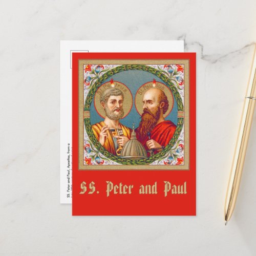 SS Peter and Paul Apostles JMAS 01 Postcard