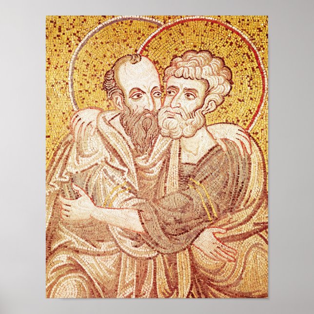 SS. Peter and Paul Embracing Poster (Front)