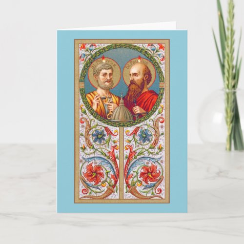 SS Peter and Paul  JMAS 01 Blank Greeting Card