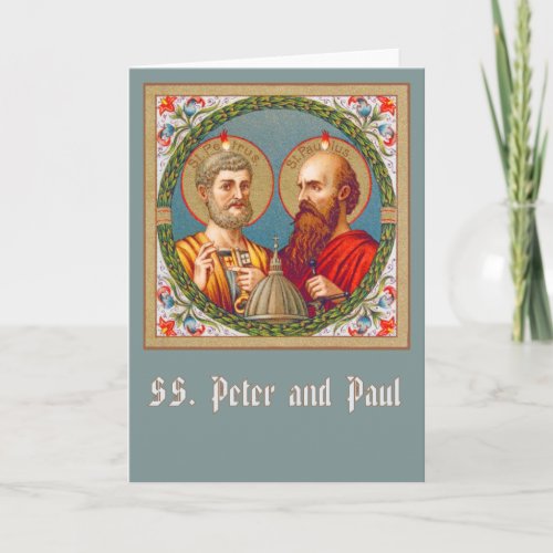 SS Peter and Paul  JMAS 01 Blank Greeting Card