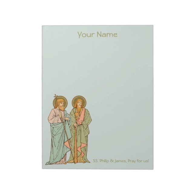 SS. Philip & James the Less (RLS 15) 8.5"x11" Notepad (Rotated)