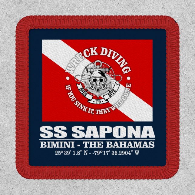 SS Sapona (best wrecks) Patch (Front)