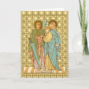 SS. Simon and Jude Thaddeus (RLS16) Blank Greeting Card