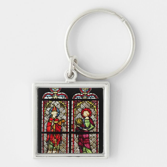 SS. Sylvester and John the Evangelist Keychain (Front)